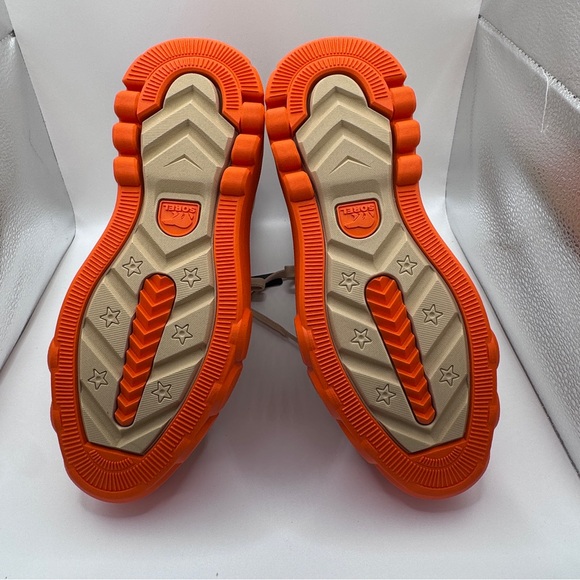 NWT Sorel Caribou Platform Beige and Orange Lace Up Boots - Size 7.5 - Picture 12 of 13